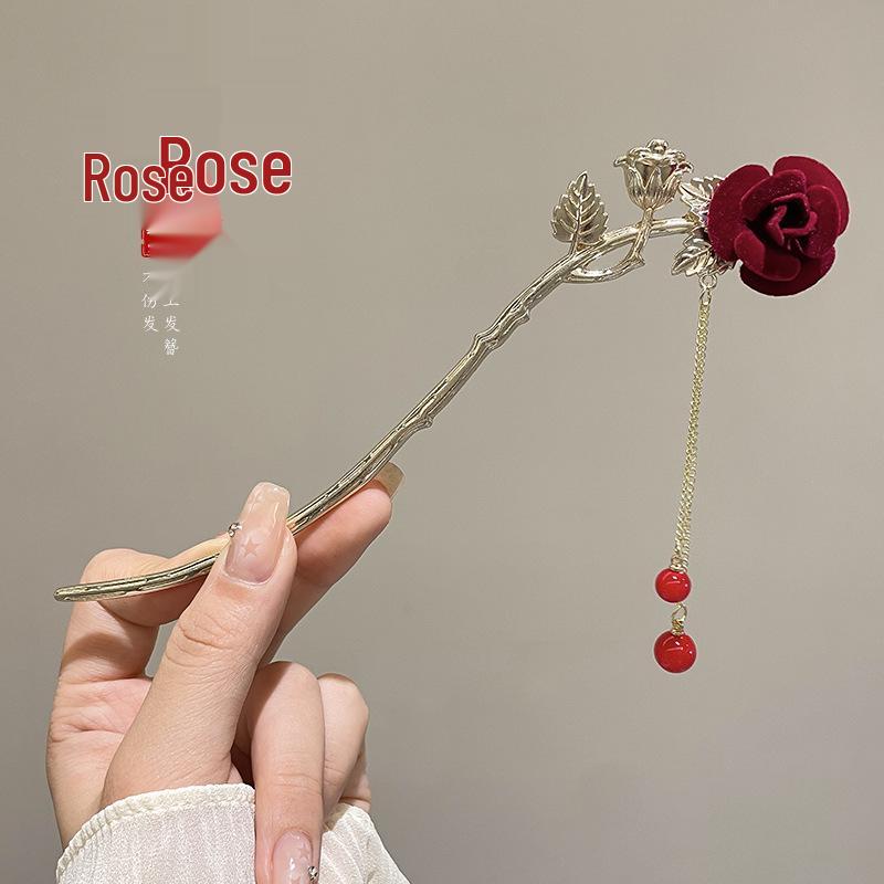 

Ретро корейско-китайская заколка для волос: Элегантный металлический аксессуар Ханфу для женщин