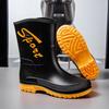 Rain Shoes Men's Rain Boots Non-slip Thickened Wear-resistant Rain Tube Waterproof Shoes Glue Shoes Men's Water Boots Tide