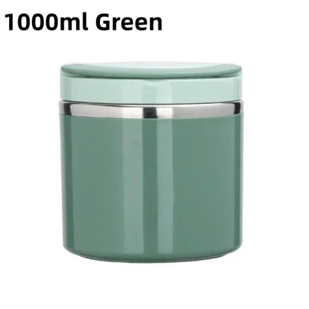 2025 Stainless Lunch Box 1000ml Vacuum-Insulated Leakproof Bento for Student Office Soup Rice Multi-Purpose Storage