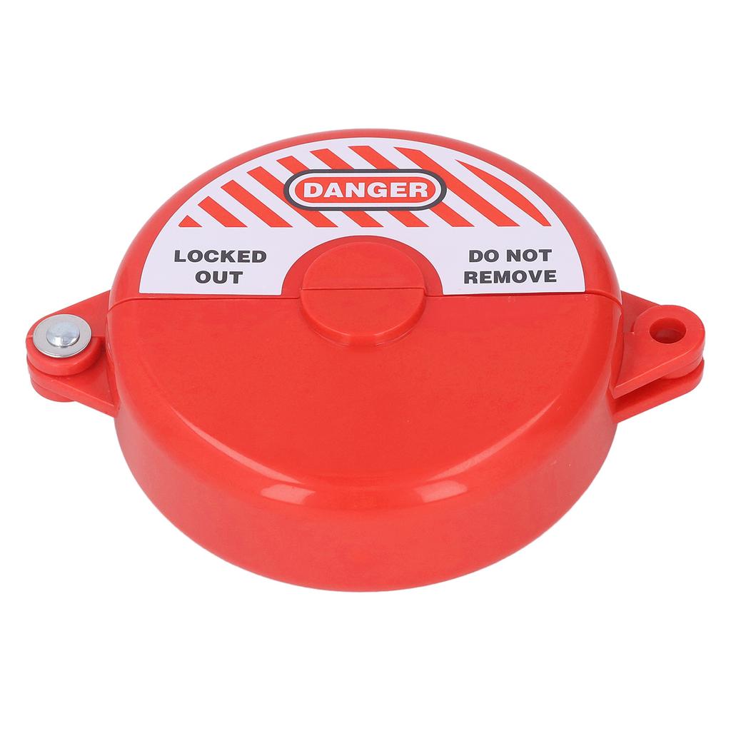 Sicherheitsventilsperre ABS-Kunststoff Absperrschieber Verriegelungsvorrichtung für Außengarten 64‑127mm Ventilstange Rot
