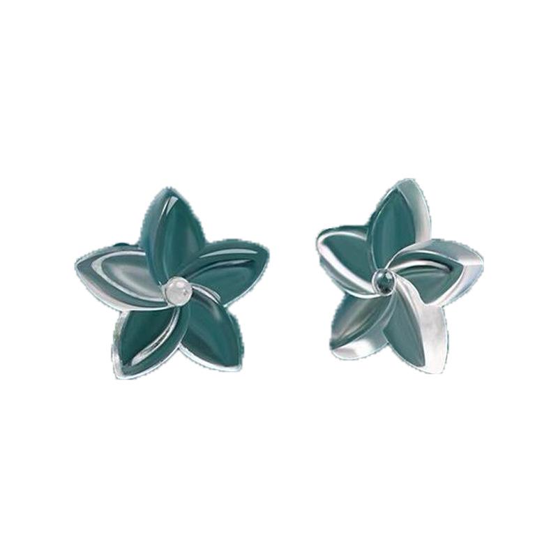 Clear Resin Earrings with Soft Glue & Invisible Ear Care for Students