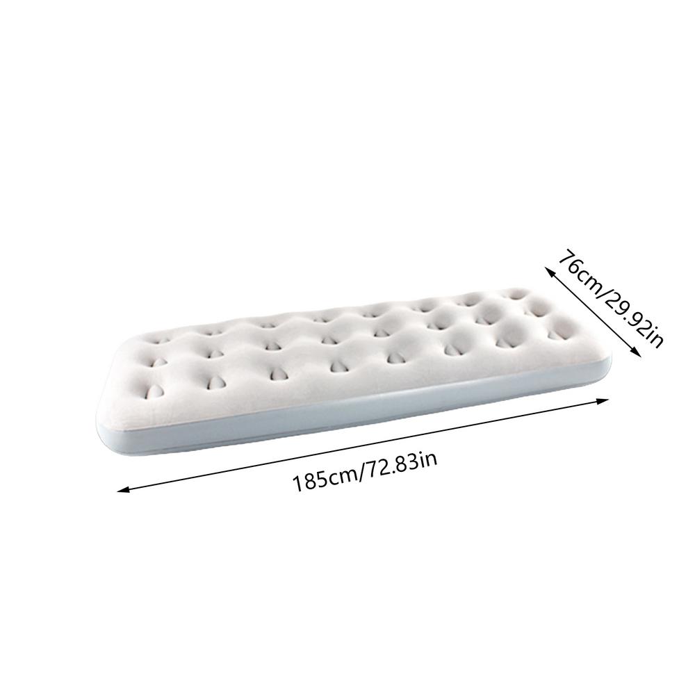 Air Mattress Double-Sided Inflatable Mattress for camping picnics Portable Blow Up Airbed for Guest Folding Inflatable Mattress