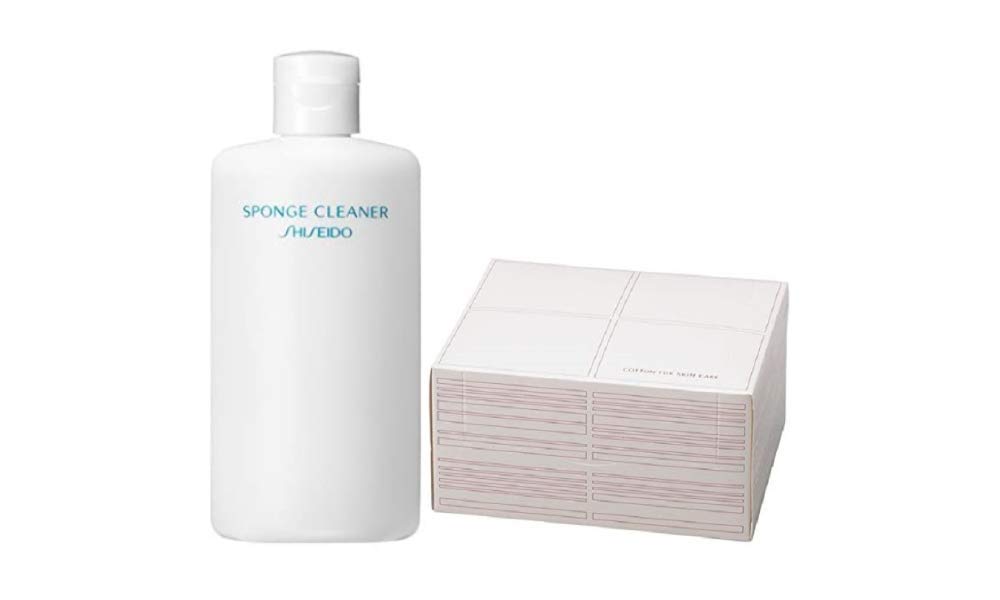 

Shiseido Sponge Cleaner N 198 120mL Cleaning Cotton 80 Sheets Set (L) +