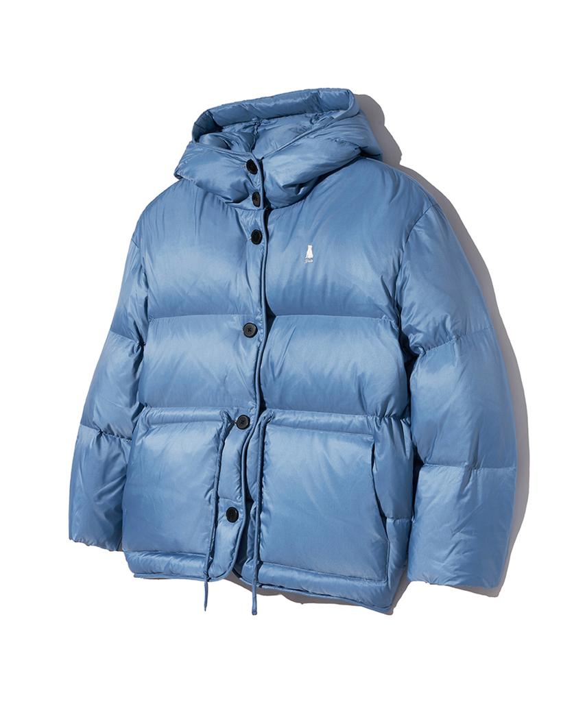 Yale Waist String Cloud Down Padded Jacket_Blue
