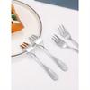 Stainless Steel Fruit Fork Set, Dessert Fork, Simple Fruit Fork, Modern Cake Fork, Decorative Salad Fork, Reusable Fruit Picks