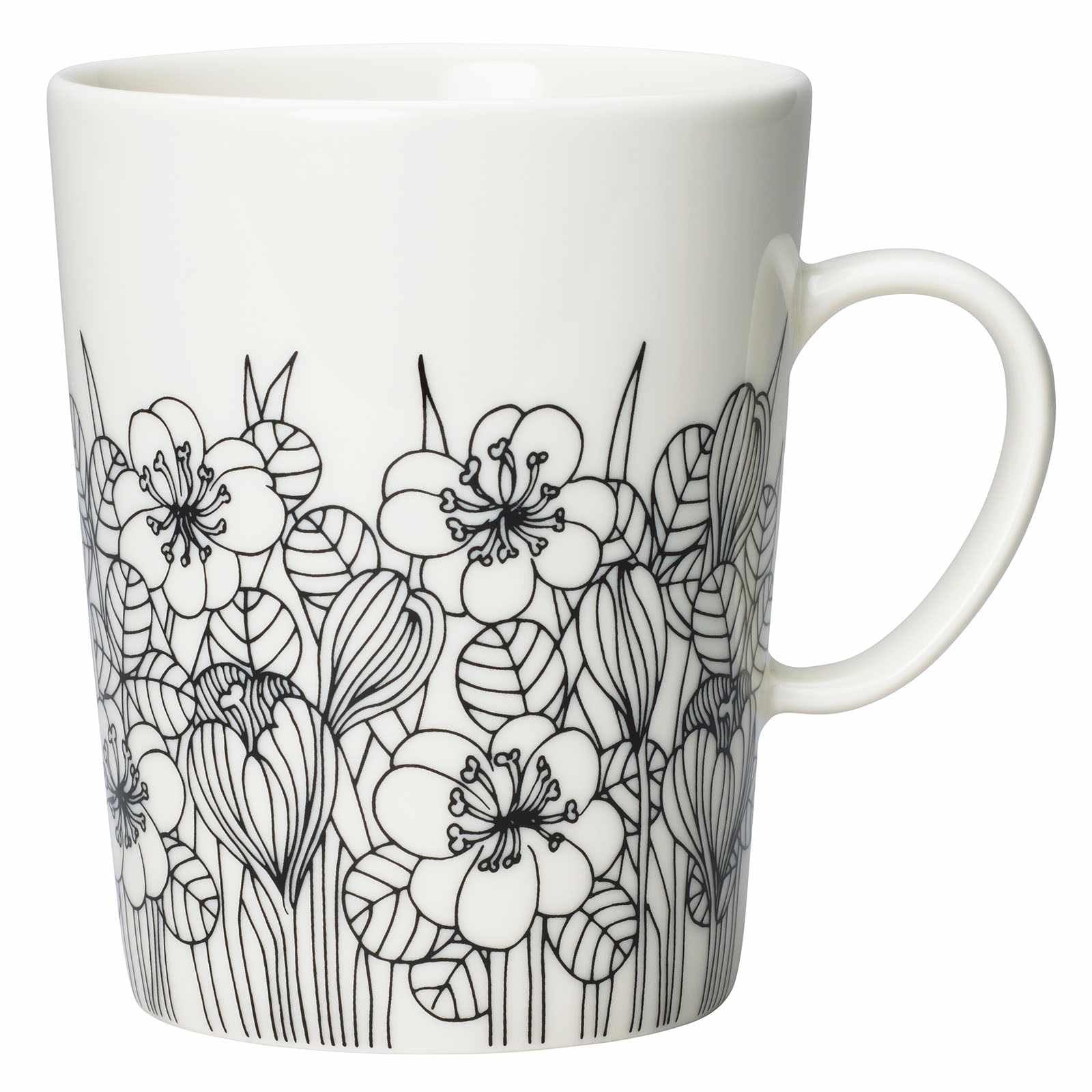 

[Officially Imported] Arabia Crocus Mug, 0.5L, Black, 1069587