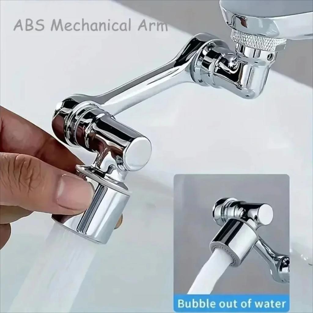 2pcs Faucet Extender, ABS Robotic Arm,Single Mode,1080° Rotating