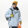 % down new national standard white duck down jacket men and women winter loose pie overcome thickened hooded jacket men