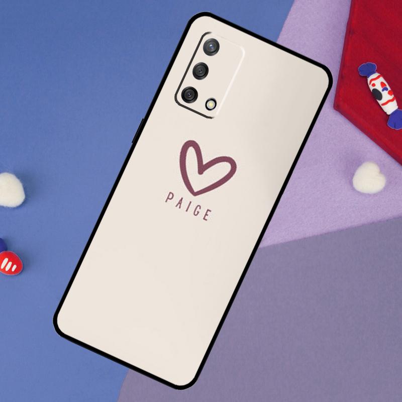 

Пастельный чехол с персонализированным именем для OPPO A57S A54S A96 A76 A16 A5 A9 A53 A15 A17 A18 A58 A78 A98 A52 A72 A54 A74 A94 OPPO A78 5G