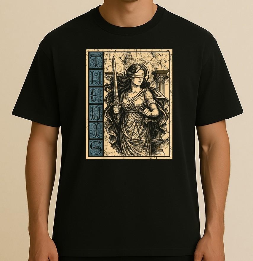 goddess of justice  vintage Unisex T-Shirt XL
