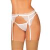 Obsessive - Bianelle Lace Garter Belt White L/XL