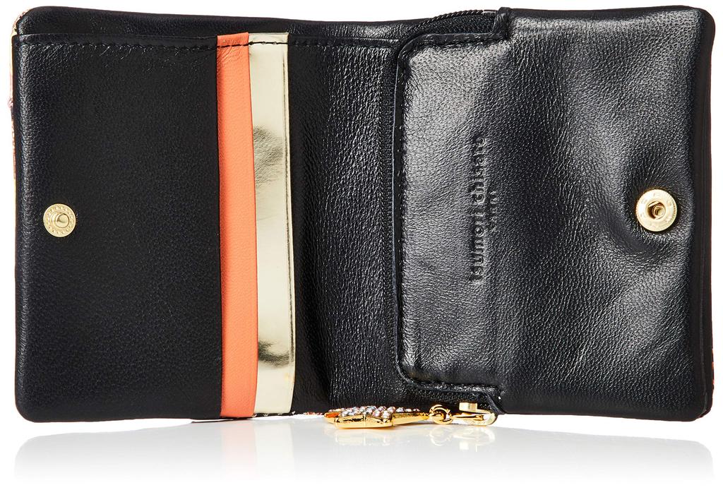 Tsumori Chisato Women's Happy Stuff Mini Folding Wallet, Black