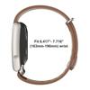 Correa de Cuero de Repuesto de Alta Calidad Correa de Cuero Genuino Ajustable Pulsera de Fitness para Whoop 5.0/MG Pulsera Deportiva