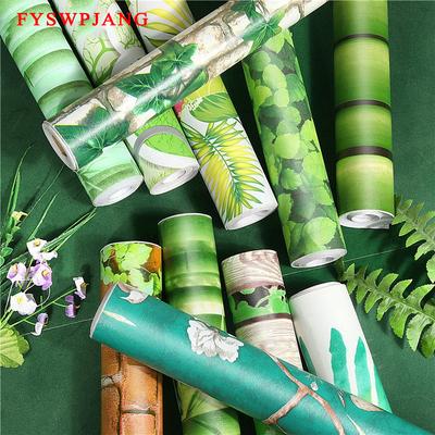 Samoprzylepna tapeta PVC Tapeta ogrodowa Samoprzylepna naklejka ścienna Sypialnia Salon Wodoodporna okładzina ścienna Dekoracja domu