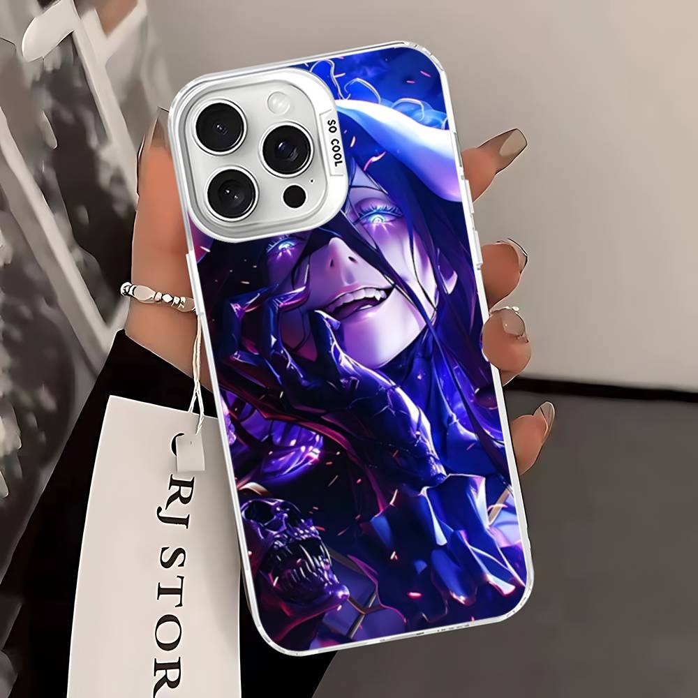 Cartoon Anime A-AlbedoS Phone Case For IPhone 16 15 14 13 12 11 17 Pro MAX Plus Pro Matte Shockproof Cover