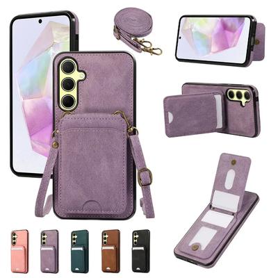 Caixa Do Telefone crossbody para Samsung Galaxy A55 A35 A25 A15 A54 A53 A52S A52 A32 A33 A34 A22 A13 A14 A72 A06 A16 A26 A36 A56 A24 4G