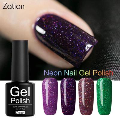 Nail Gel 8ml Neon Polish Soak Off Uv Rainbow Gel Lacquer Buy At A