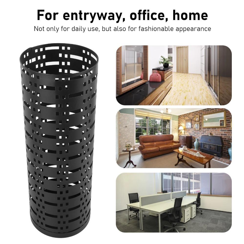 Round Umbrella Stand Rack Hollow Metal Umbrella Holder Umbrella Rack Umbrella Holder Home Decor