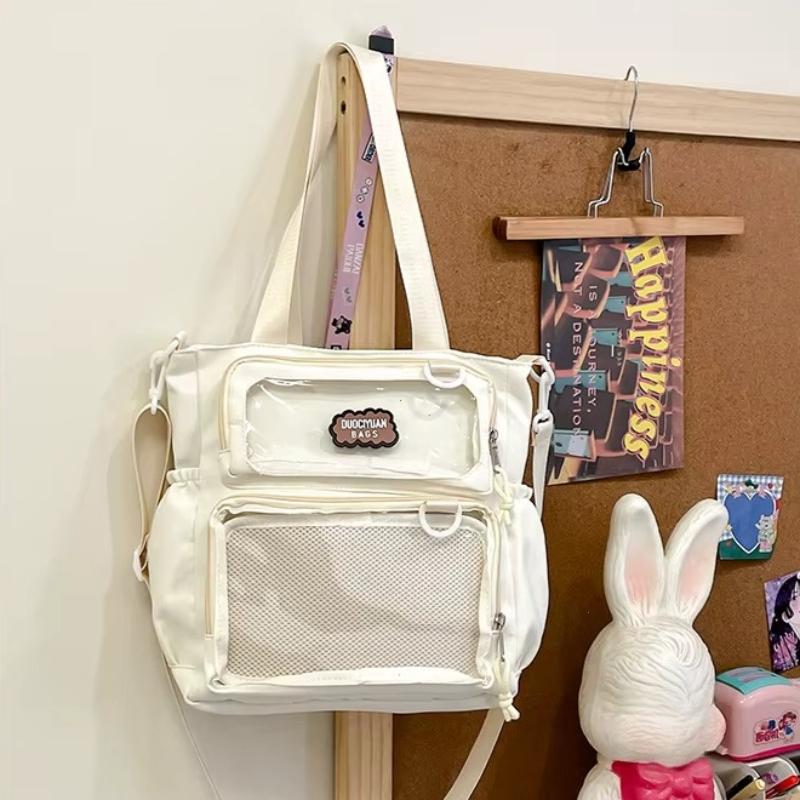 Girl's Ulzzang Ita Bag Large-capacity Crossbody Bag Japanese Comic Exhibition Single Shoulder Bag with Insert New Y2K Sweet 2026