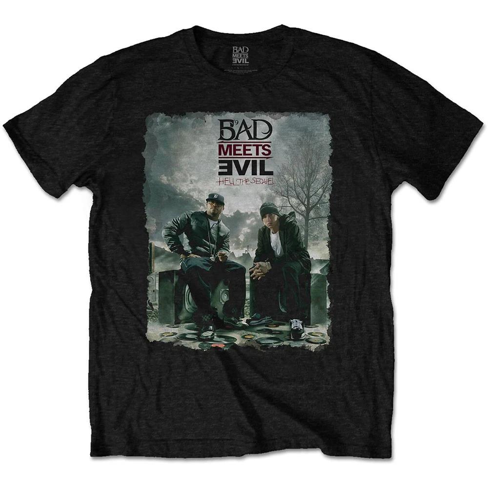 Eminem Slim Shady Bad Meets Evil Burnt Authorized Mens T-Shirt 4XL