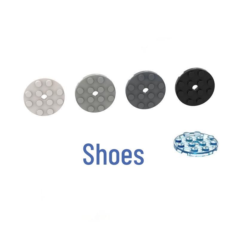 Cross-border MOC Science Education Small Particle Building Blocks | Compatible with Lego 4x4 Round Plate 60474 Interlocking Accessories