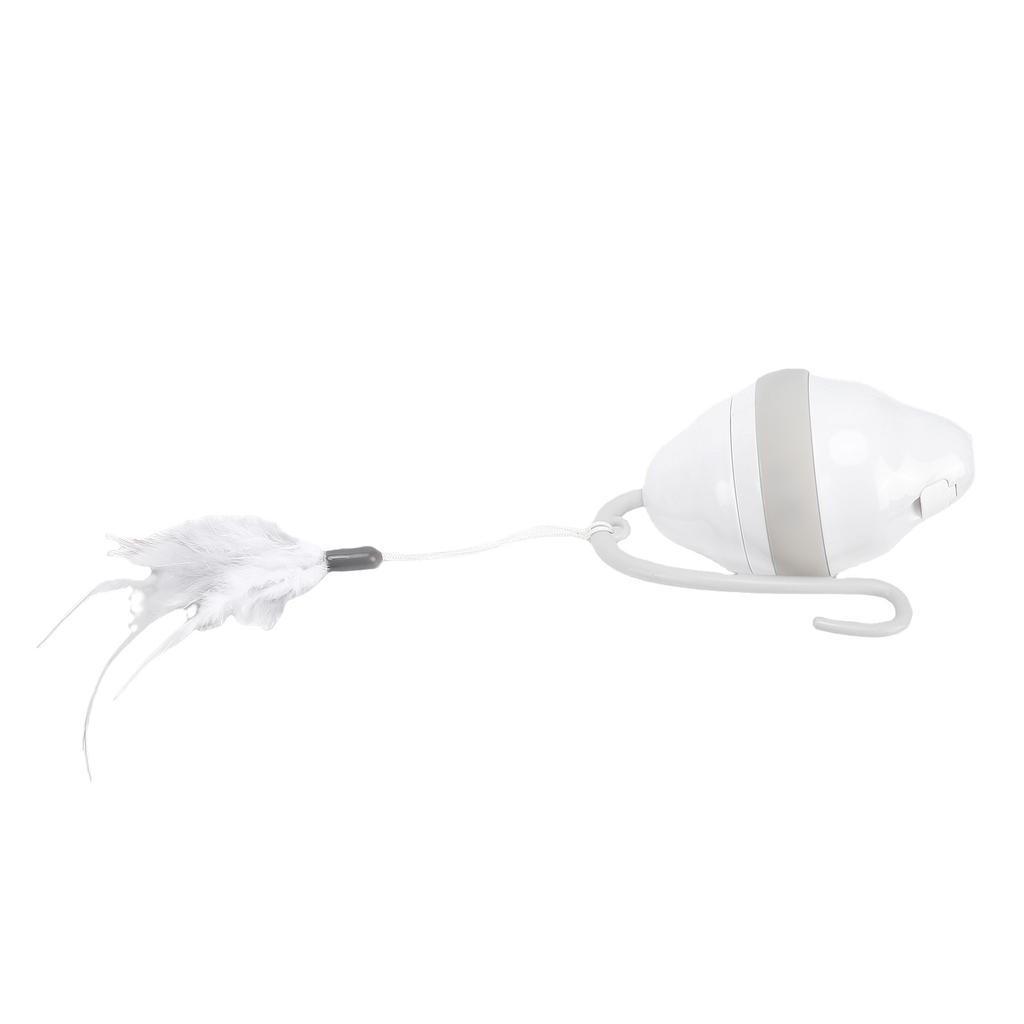 Elektrisches rollendes Katzen-Spielzeug, interaktives Selbstspiel-Spielzeug mit Schwanz für gelangweilte Hauskatzen, Beschäftigung