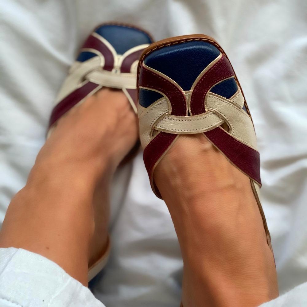 F Sommer neues Produkt dicker Absatz mittlerer Absatz große Größe eckige Spitze seitlich offene Sandalen Damen