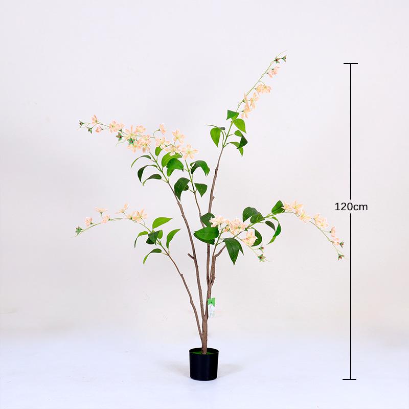 High-End Wisteria Jasmine Artificial Plants Decoration for Living Room and Entryway