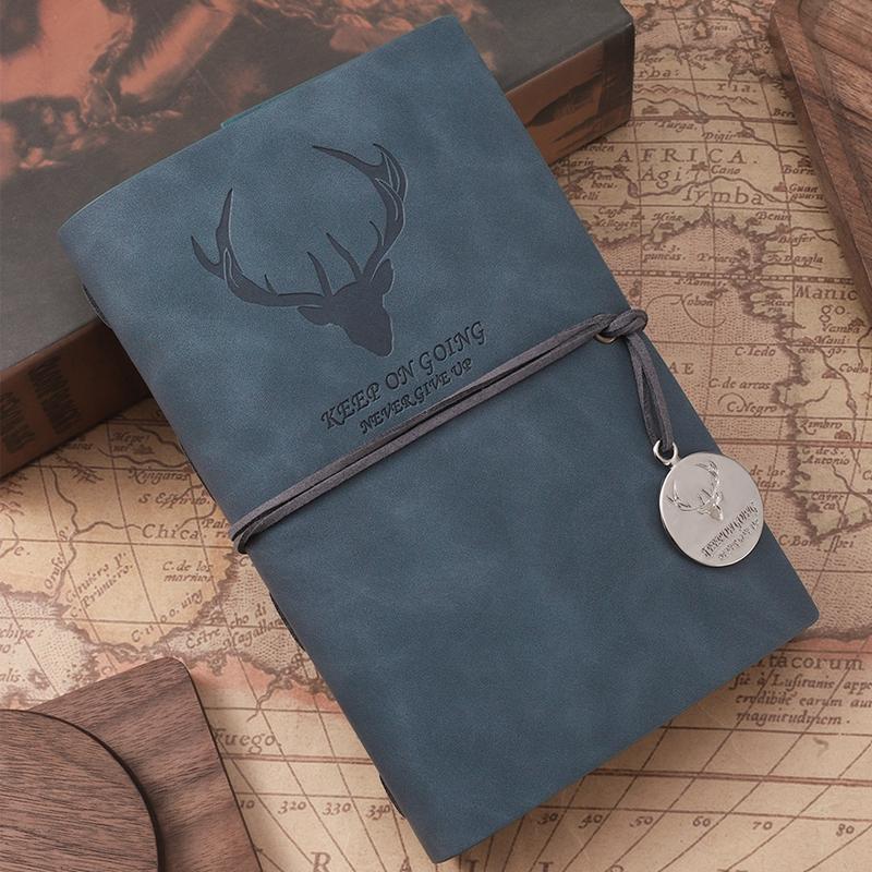 Travelers Vintage Notebook PU Leather Blank Kraft Diary Note Book Journal Sketchbook Stationery School Office Supplies