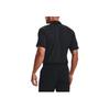 Under Armour Solid Color Casual Short Sleeve Polo Men Tops Black 1377294-001