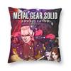 Game Metal Gear Solid Square Pillowcase Pillow Cover Cushion Decor Comfort Throw Pillow for Home Living Room