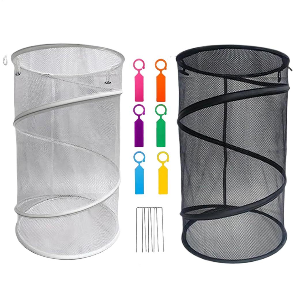 Pop-up Plant Cover Garden Plant Protector Cloches With 4 Ground Stakes & 6 Tag Cards Garden Mesh Protector For Vegetable flowers