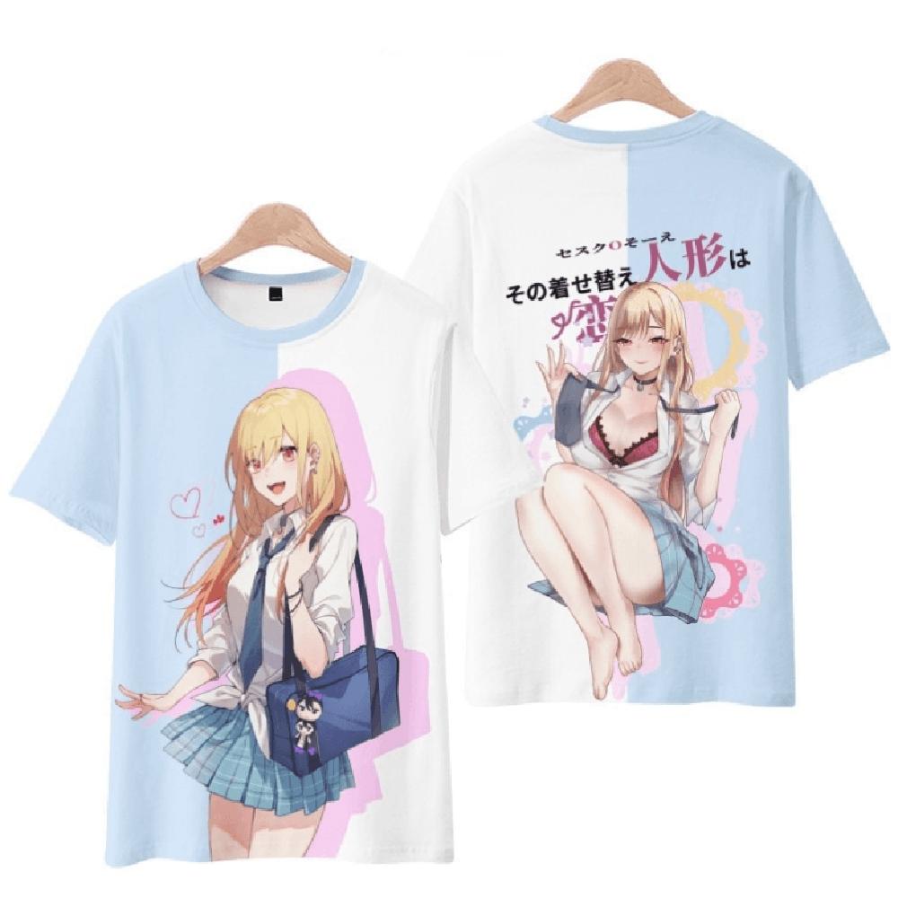 

Аниме Манга My Dress Up Darling футболки с 3D принтом для мужчин и женщин повседневная футболка уличная одежда больших размеров в стиле Харадзюку детские топы футболки одежда 6XL