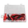 Multimeter Test S Kit Electronic Clips Brass PVC PA Stable Conductivity Accurate Reading Red Black Test Hooks Kit