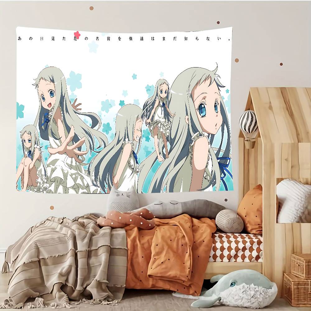 Anohana The FlowerWeSawThat Day Tapestry Customizable Tapestries Of Various Styleswall Hangings Celebrity Photo Printing