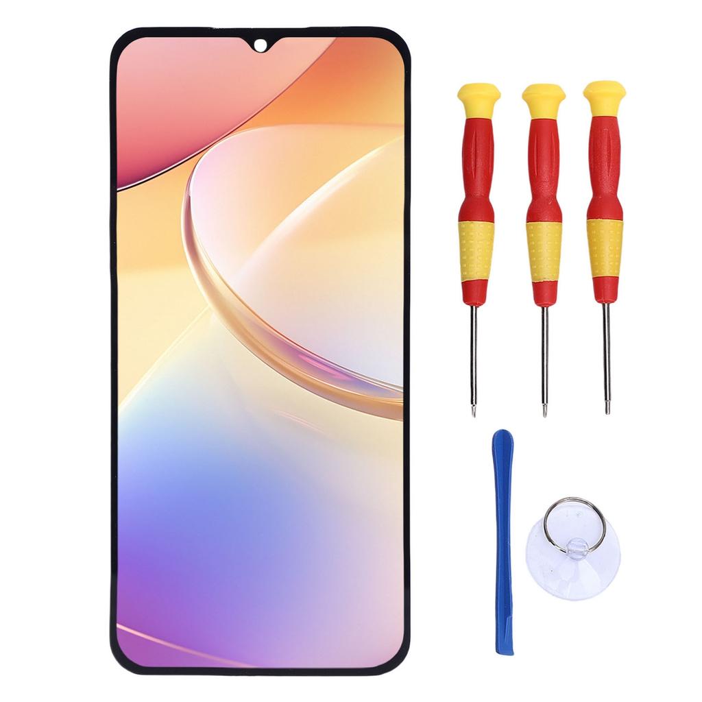 LCD Screen with Frame TFT Screen No Fingerprint Digitizer Assembly with Repair Tool Kit for A16 5G for A166B