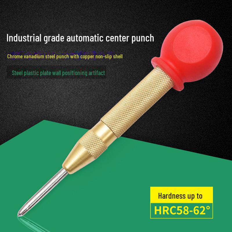 Автоматический кернер и стеклобой 130 мм Yellow Center Punch