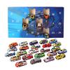 24 Days Christmas Advent Calendar, Car Toys Engineering Fire Truck Car Toys 2025 Countdown Calendar, Gift Box for Kids