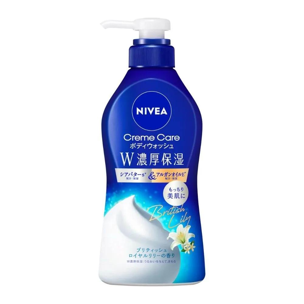 NIVEA Гель для душа Cream Care W Высокоувлажняющий Британская Королевская Лилия 460 мл Набор из 3 штук