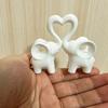 Elephant Love Statue, Cute Elephant Figurine Living Room Decor, Brings Good Luck, Love Heart Elephants Decorations for Home Decor Wedding
