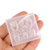 Silicone Nail Art Mold With Small Shark Crab Drift Bottle Designs For Manicure Fashionable Nail Art Design Mould