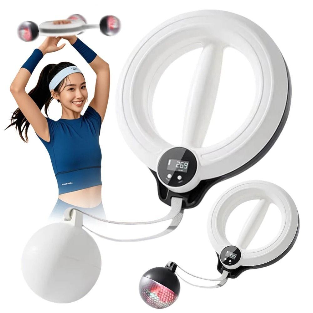 Strength Training Wrist Strength Trainer Hand-cranked Weighted Arm Hoop  Indoor Workout