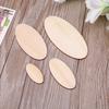 12pcs  Wooden Slices Chips Unfinished Cutout Name Tags DIY Scrapbooking Arts Crafts Projects Decoration