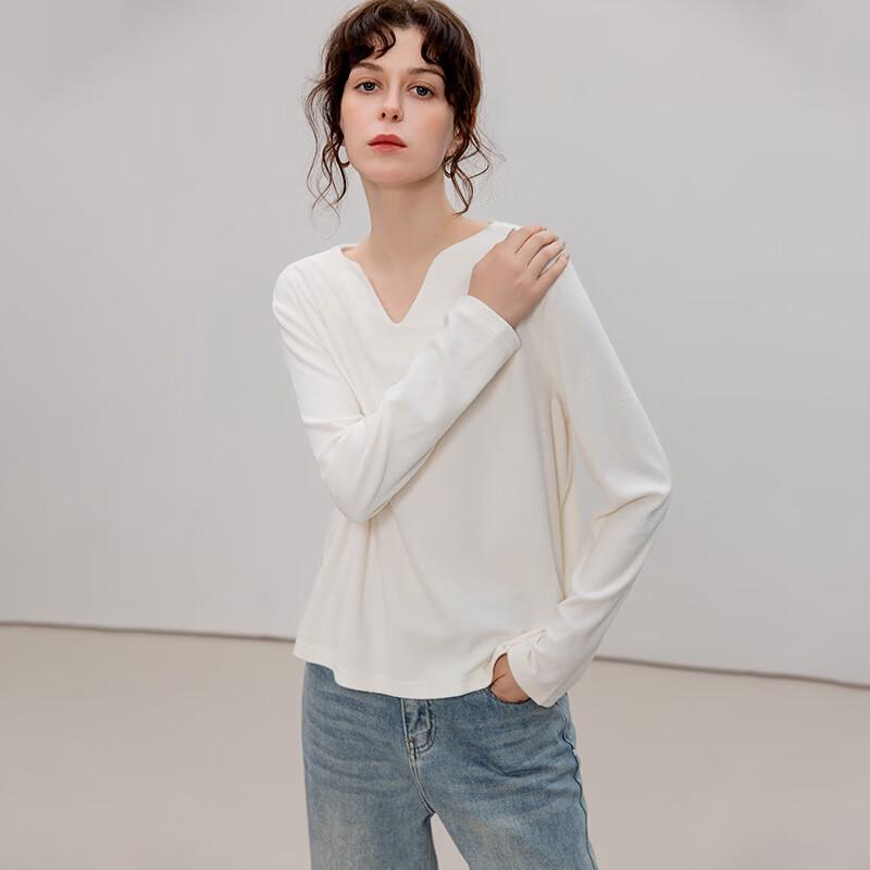 Women's V-Neck Long Sleeve T-Shirt