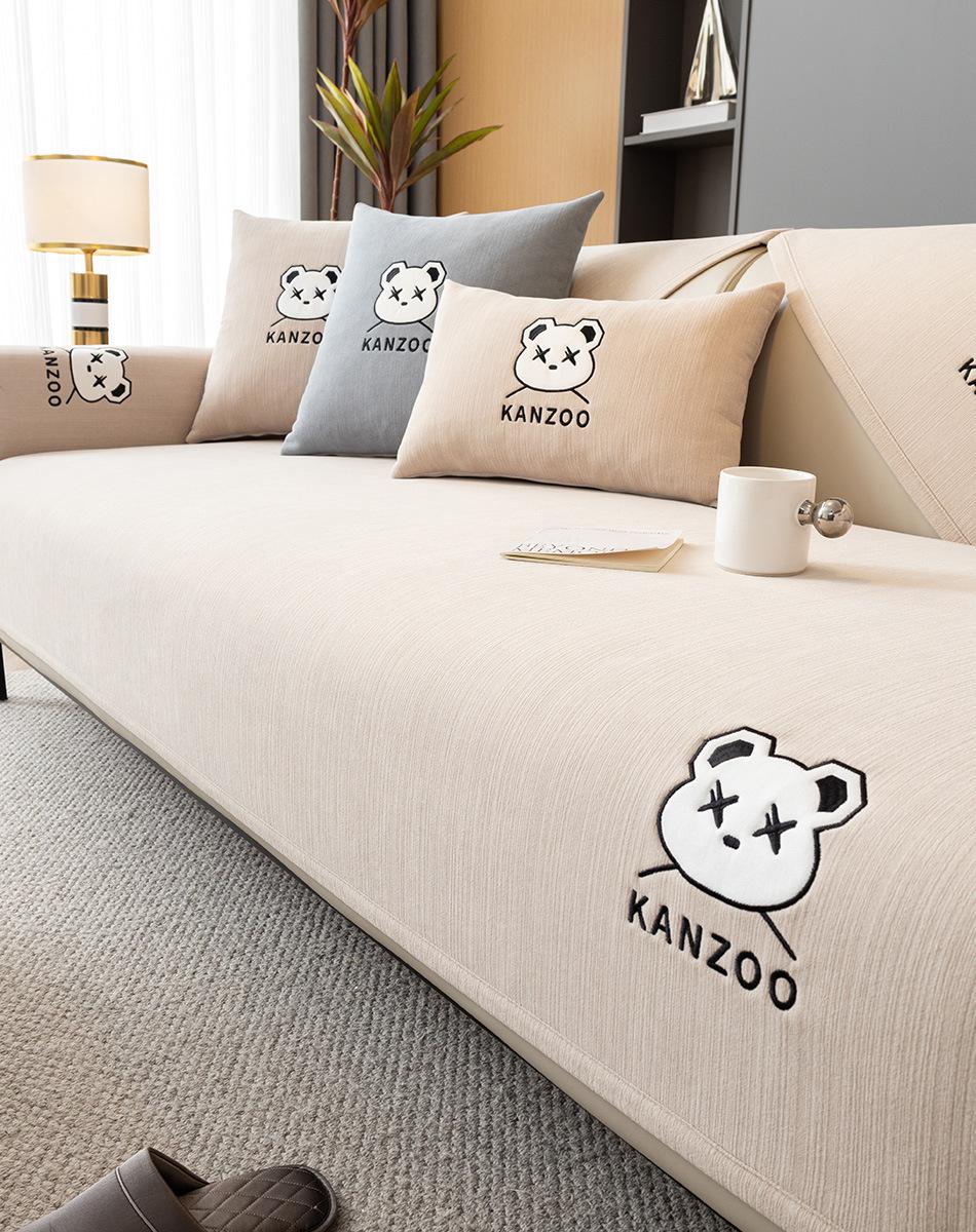 

Chenier Sofa Cushion Is Universal In All Seasons New Non-Slip Light Luxury High-End Sofa Cover, Seat Cushion Cover Cloth Towel 70*70cm