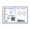 Modian Fashion Hearts Shape Hoop Earrings 925 Sterling Silver Love Charm Earring For Women Girls Jewelry Gifts
