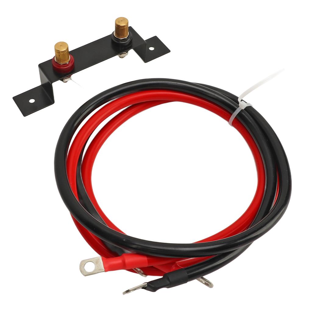 Remote Battery Jump Post Waterproof Battery Terminals Relocation Kit for X3 UTV ATV Car Truck RV Tractor Boat 4awg