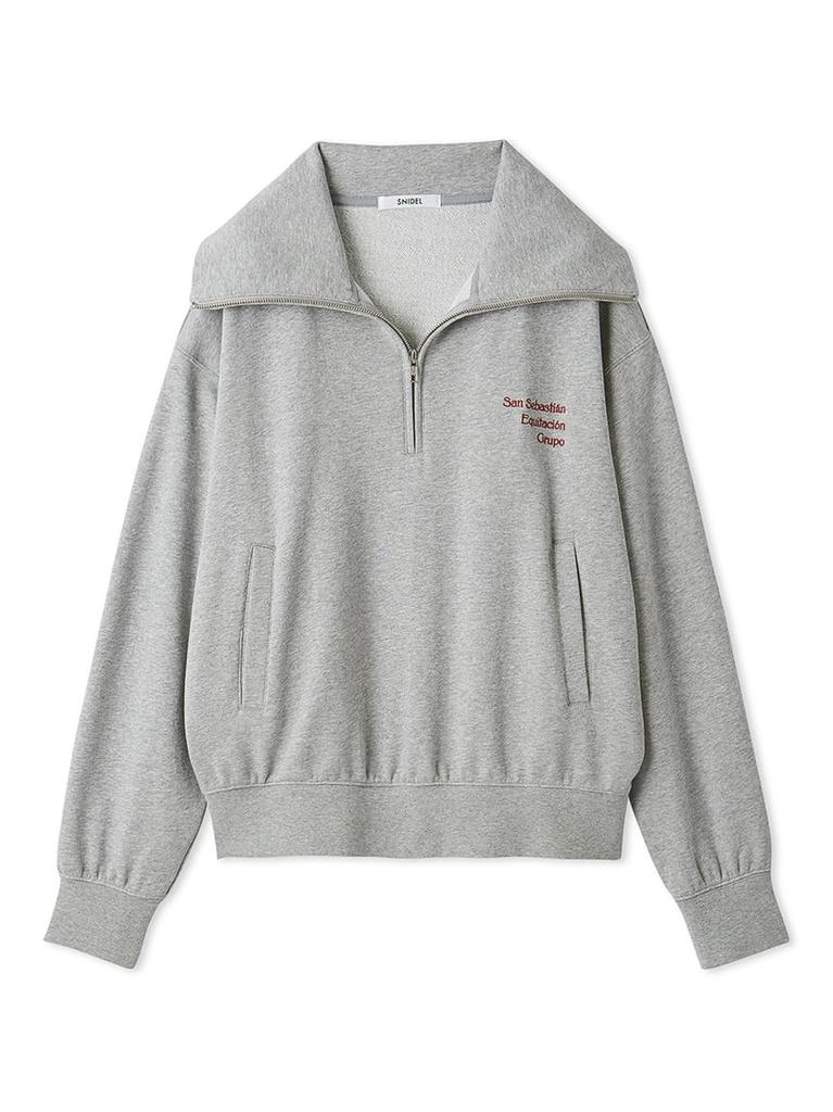 Snidel Skipper Logo Sweatshirt SWCT251153 Women's GRY