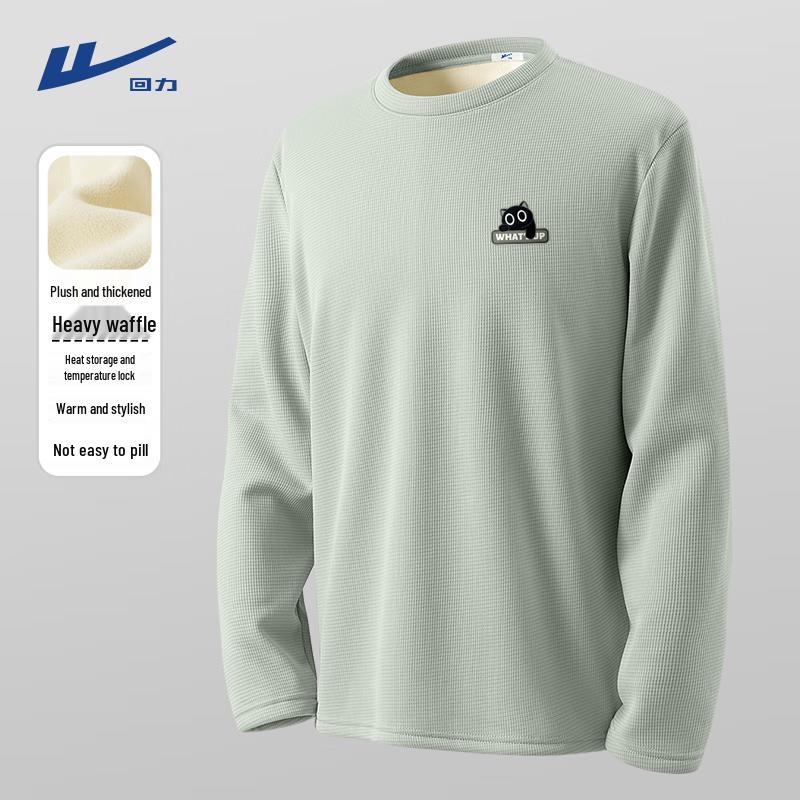 Warrior Men s Winter Waffle Knit Fleece Lined Thermal T-shirt 2XL