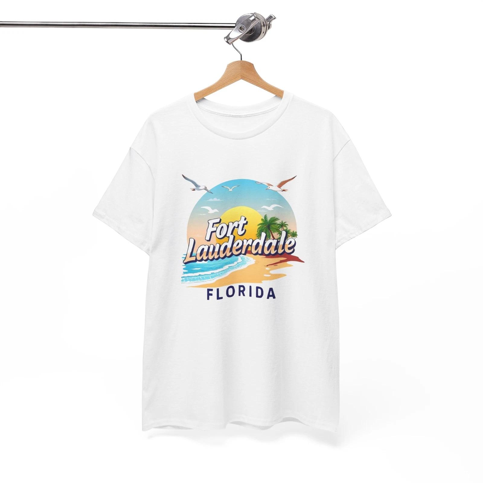 Fort Lauderdale Beach Tee, Summer Vacation Shirt, Unisex Florida Apparel M